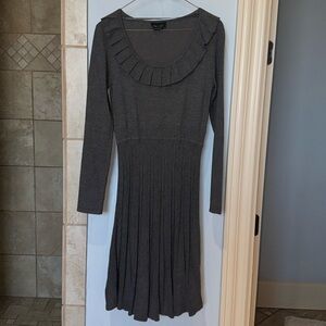 Max & Cleo sweater dress.  Size Medium.  Heathered Gray.